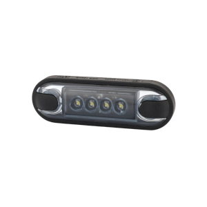 SML mit 4 LED's gelb Graphitgehäuse 84x28 mm