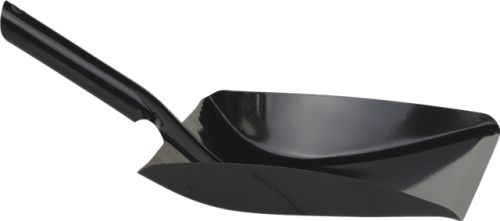 Kehrschaufel Metall, 245 mm Farbe: schwarz