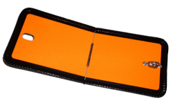 Warntafel orange 300 x 120 mm klappbar m.KS