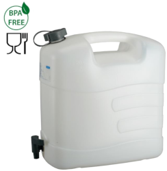 Wasserkanister 20 Liter mit Ablasshahn