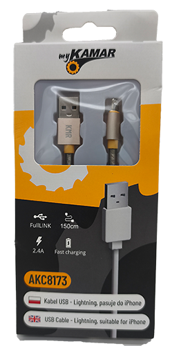 Ladekabel USB auf iPhone USB 1,5 m PremiumLine