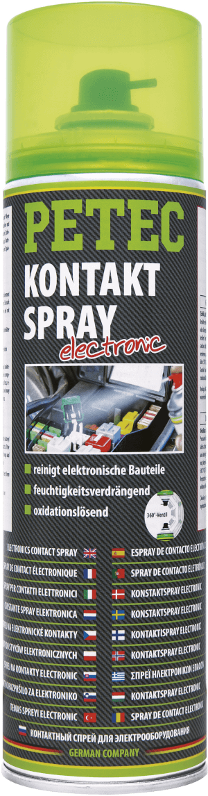 Kontakt Spray 500 ml PETEC mit 360° Sprühkopf