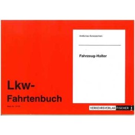 Fahrtenbuch LKW  A5 rot