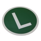L- Schild grün/weiß "lärmreduziert"