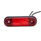 Schlussleuchte mit 3 LED's rot 88 x 27 mm