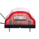 Kennzeichenleuchte  LED ROT 102 x 59 mm 12/24 V