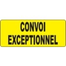 Schild "CONVOI EXCEPTIONNEL"  250 x 1900 mm