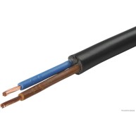 Kabel 2x 0,75mm² Rund Kunstoff - Außenmantel