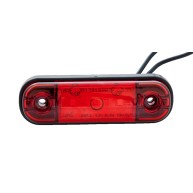 Schlussleuchte mit 3 LED's rot 88 x 27 mm