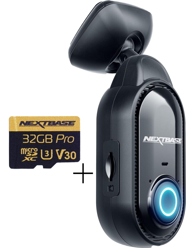 DashCam Nextbase Piqo 2k Bundle + 32 GB microSD Karte