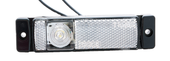 Begrenzungsleuchte 130 x 32 mm 12/24 V LED weiß