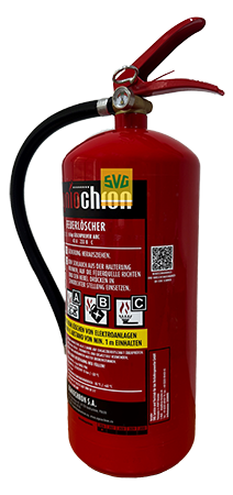 Feuerlöscher ABC 6 kg Pulverlöscher Dauerdruck