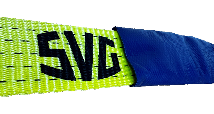 Schutzschlauch PVC für 50 mm Zurrgurtband BLAU