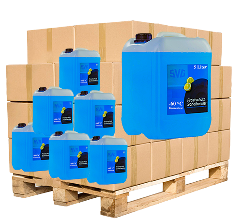 Scheibenfrostschutz 5 Liter Konzentrat -60°C - VPE=128 Stück